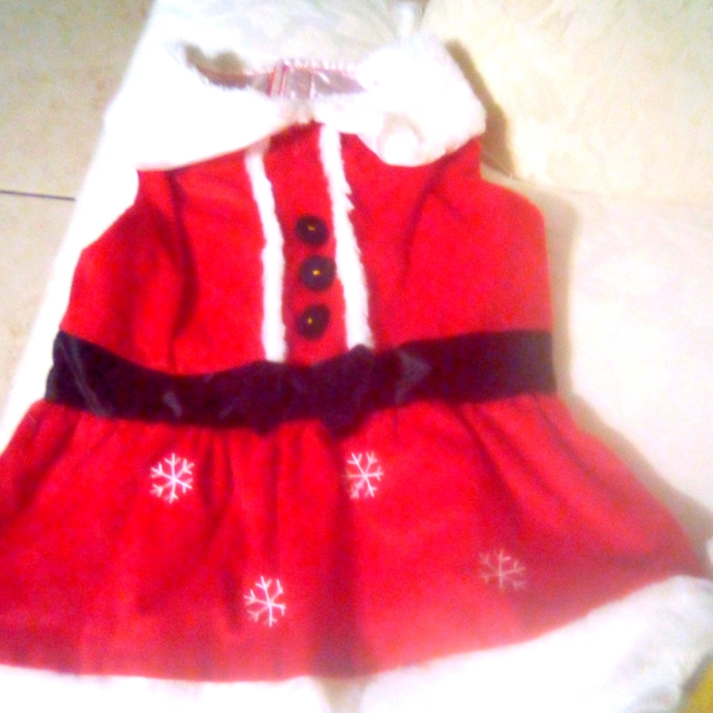 Dog santa clause suit size m